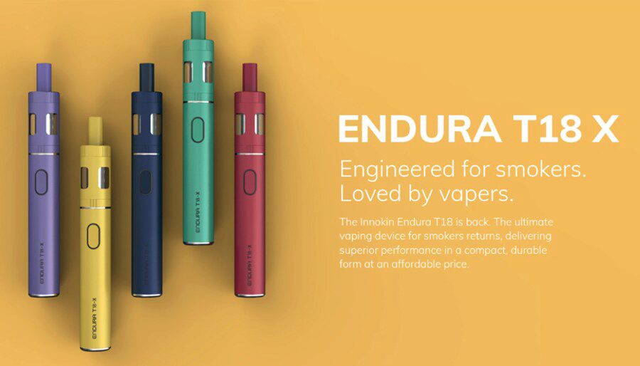 Compact and simple, the Innokin Endura T18 X pen vape kit is the perfect choice for first-time vapers.