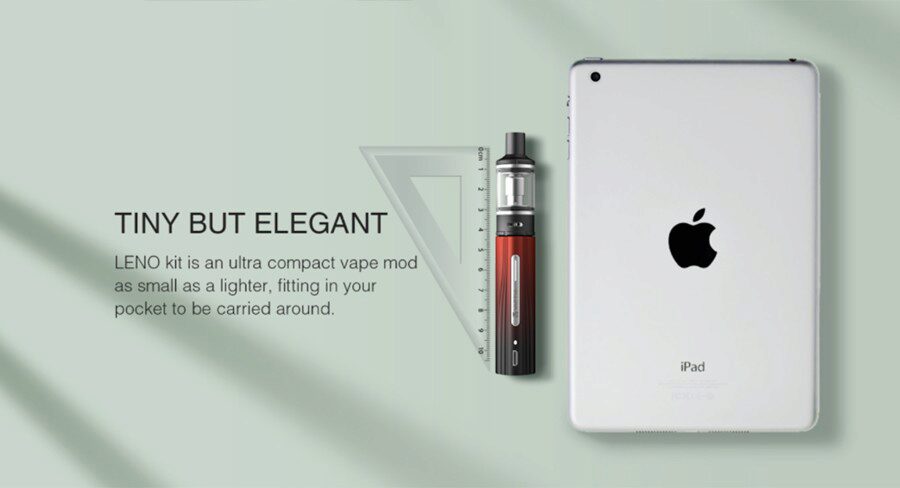 The Vaptio Leno vape kit is pocket-sized and portable, so it’s easy to take with you on the go. 