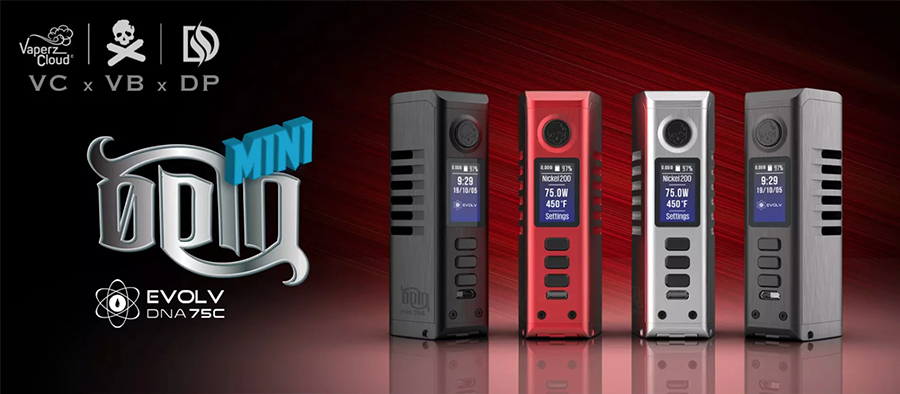 The DovPo Odin Mini DNA75C vape device combines a compact build with the latest technology for a performance-driven sub ohm mod. 