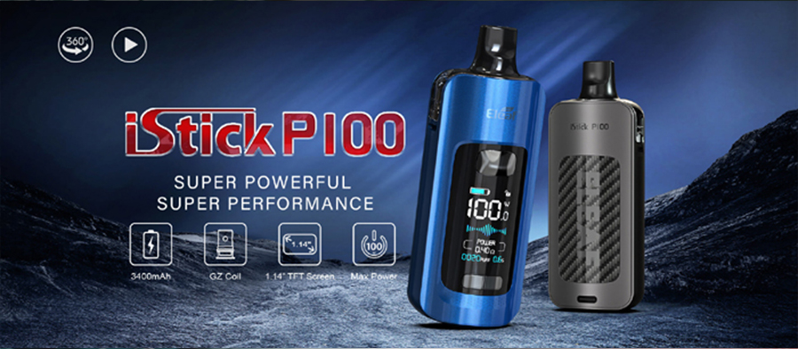 The Eleaf iStick P100 is a powerful 100W sub ohm pod kit that remains simple to use.