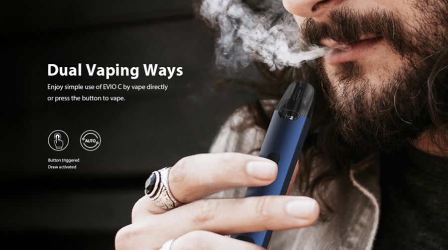 Thanks to the option of either inhale activation or single button activation, you can use the Evio C kit by Joyetech your way - for a vape that feels more natural.