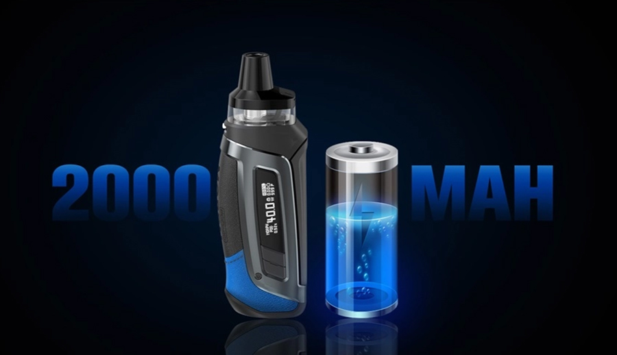 Powered by a 2000mAh built-in battery, the Smok Morph Pod-40 has been designed to last all day no matter what wattage level you pick.