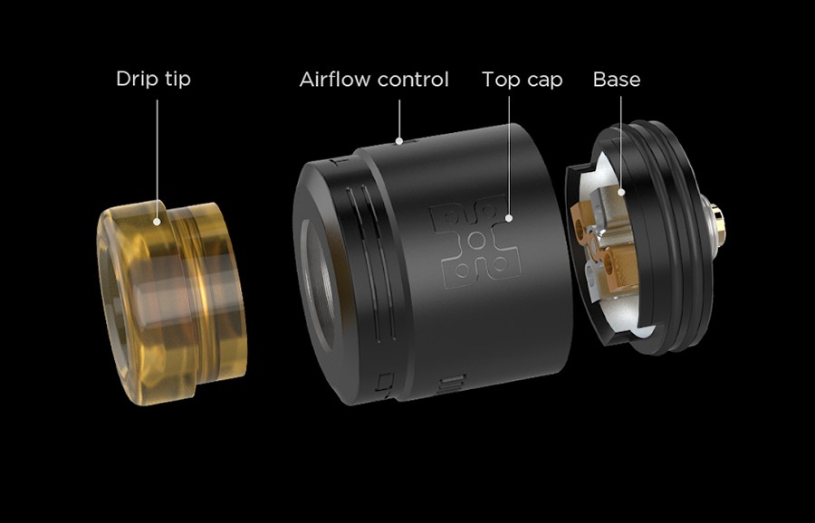 The Geekvape Talo X is a 24mm RDA which is fitted with a 510 pin but can also be used with squonk mods due to a BF pin.
