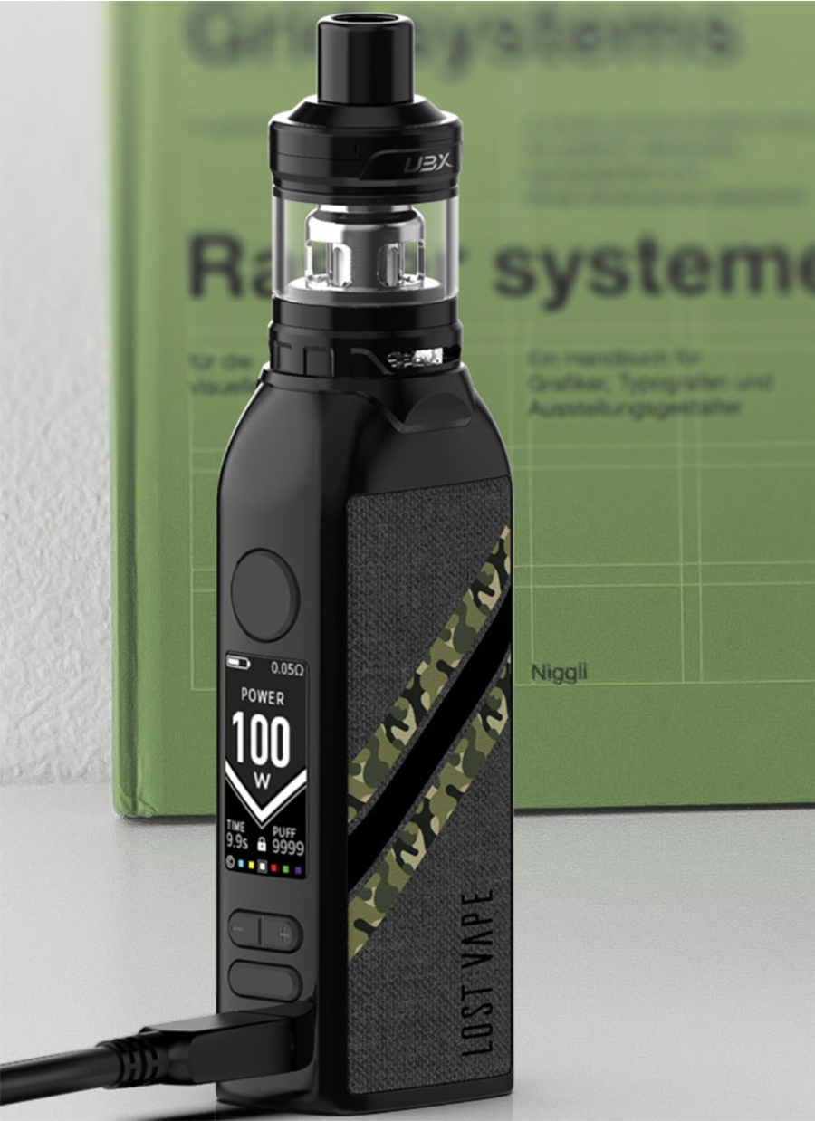 The Lost Vape BTB vape kit is recommended for intermediate and advanced vaping, with options for MTL & DTL vaping.