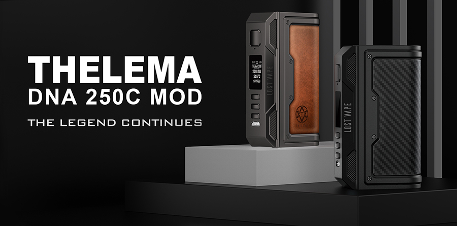 The Lost Vape Thelema delivers a high power output in a stylish frame, for an authentic high-end experience.