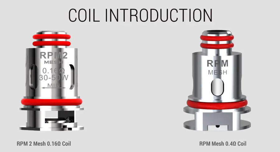 the Smok RPM coils included with Scar P5 pod kit give you the option to use high VG and high PG e-liquid.