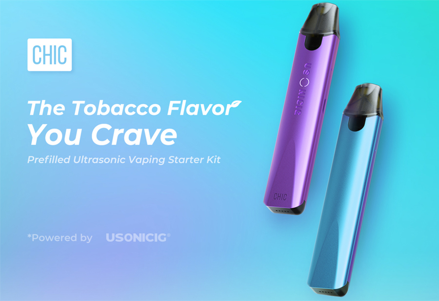 The Usonicig Chic kit is a simple pod that is very easy to use, recommended to all vapers regardless of their experience level.