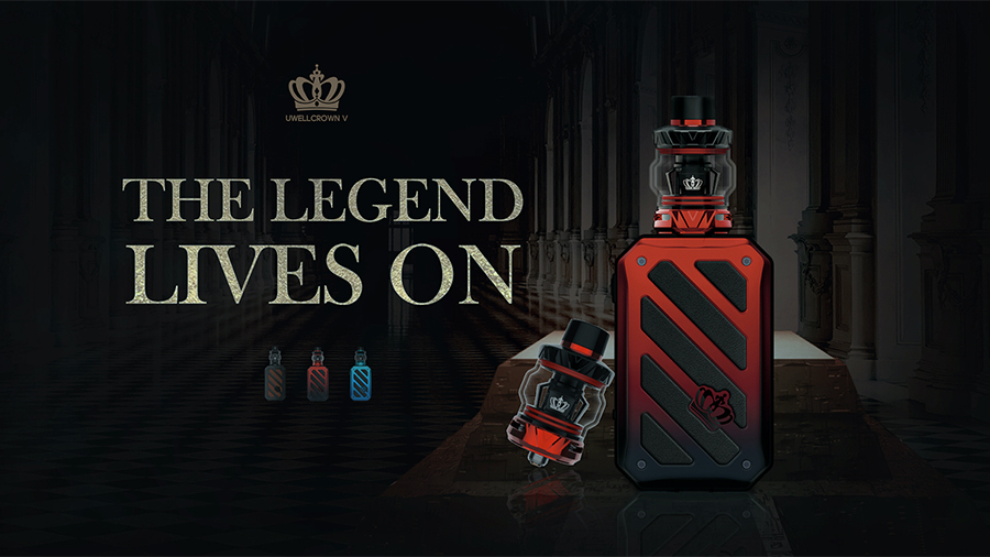 The Uwell Crown 5 vape kit combines style and a 200W max power output for a genuine sub ohm experience.