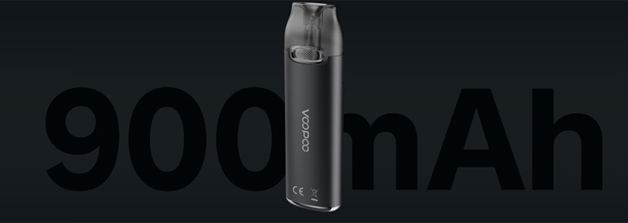 Featuring a long-lasting built-in battery, the VooPoo VMate vape pod can deliver a full day of vaping on a single charge.