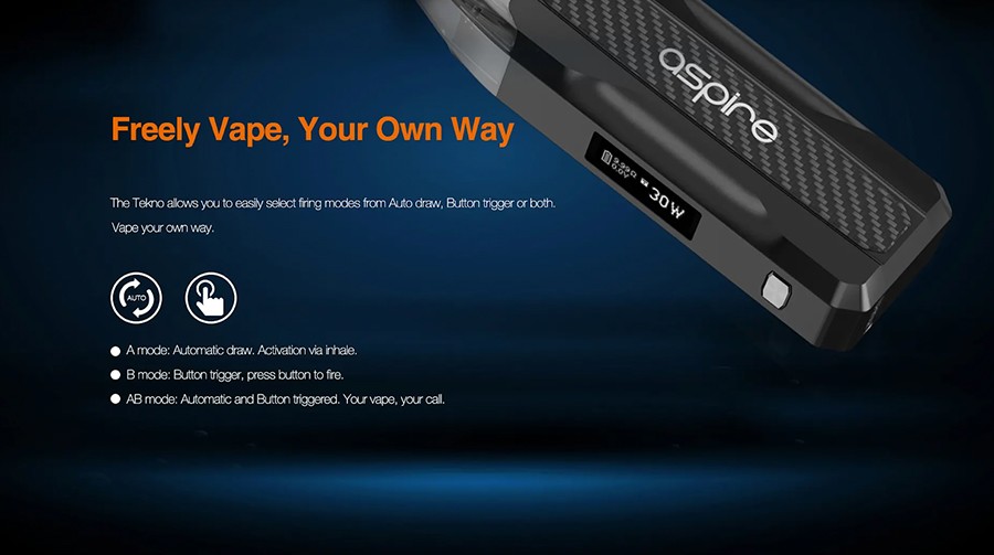 You can use Variable Wattage to find a vape that's personal to you, delivering a level of vapour production you're comfortable with.