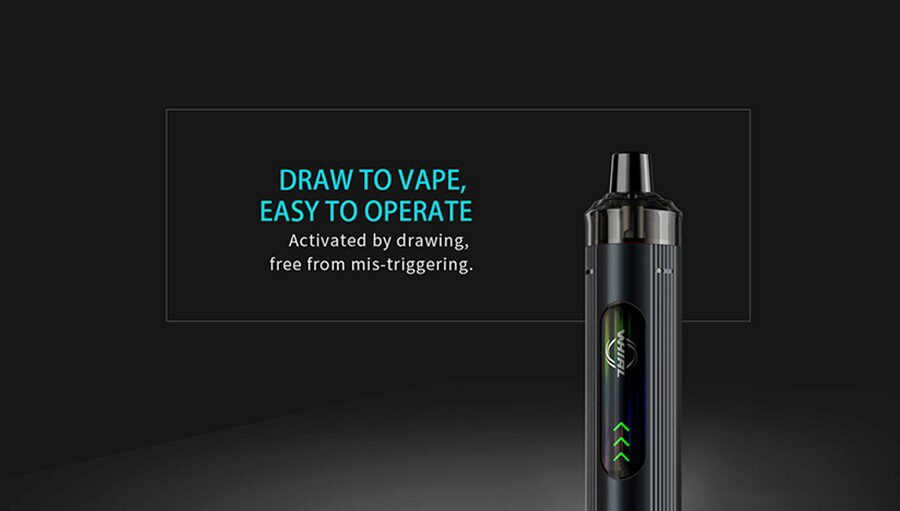 Inhale activation means a simpler vape all-round and one that feels more like a cigarette.