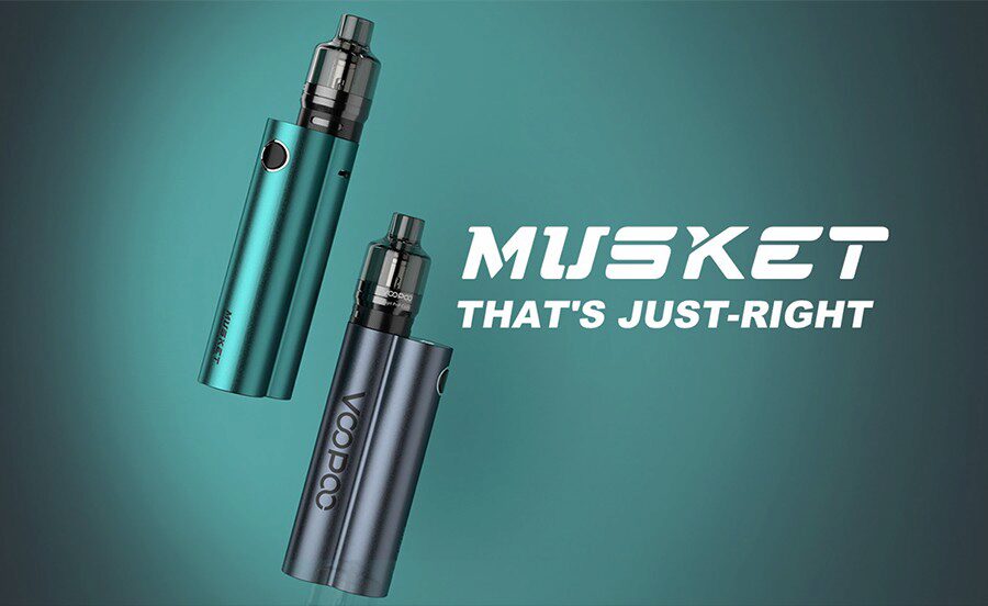 The Musket sub ohm kit by VooPoo combines a small build with a high, 120W output for a quality DTL vape.