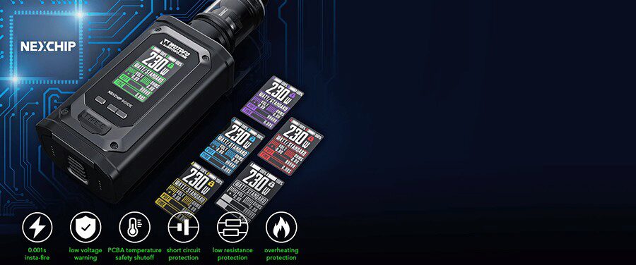 The Nex Chip that features in every MDura Pro kit delivers improved performance and protects the kit against short circuits and overheating.