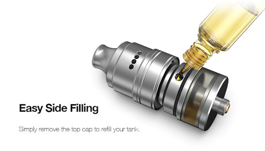 Advanced airflow technology means the Kumo RDTA doesn’t suffer from dry hits and you’ll experience consistent flavour.