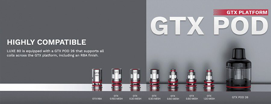 take your pick from a wide selection of compatible MTL and sub ohm coils that deliver your perfect vape.