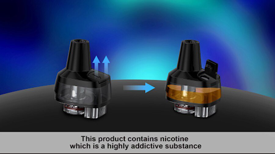 Use the adjustable airflow on the Smok Morph Pod-80 vape kit for a tight or loose inhale.
