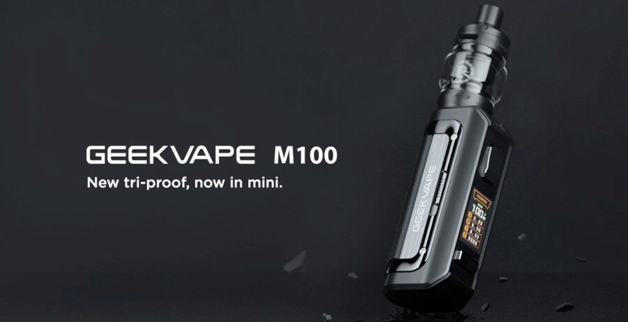 The GeekVape M100 Aegis Mini 2 kit has an IP68 rating, so you can take it with you on the go.