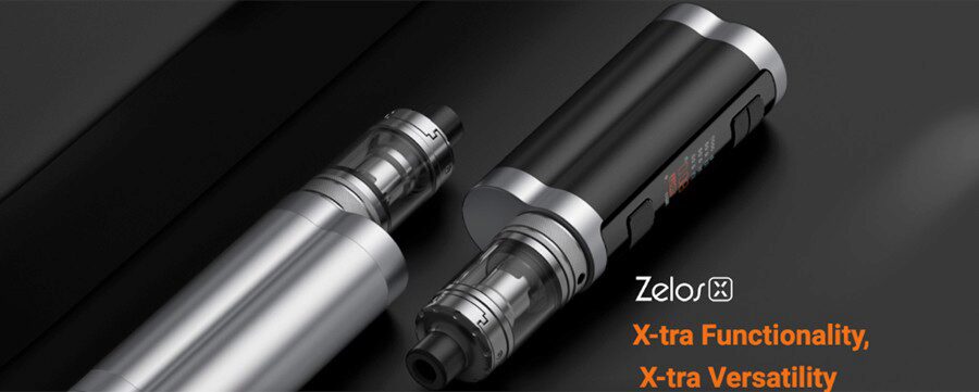 The Aspire Zelos X vape kit is able to be tailored to suit your vaping style as it supports all Aspire Nautilus coils.