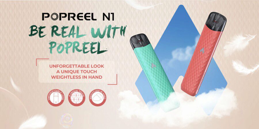An easy-to-use option that requires no previous vaping experience, the Uwell Popreel N1 pod vape kit delivers an MTL vape.