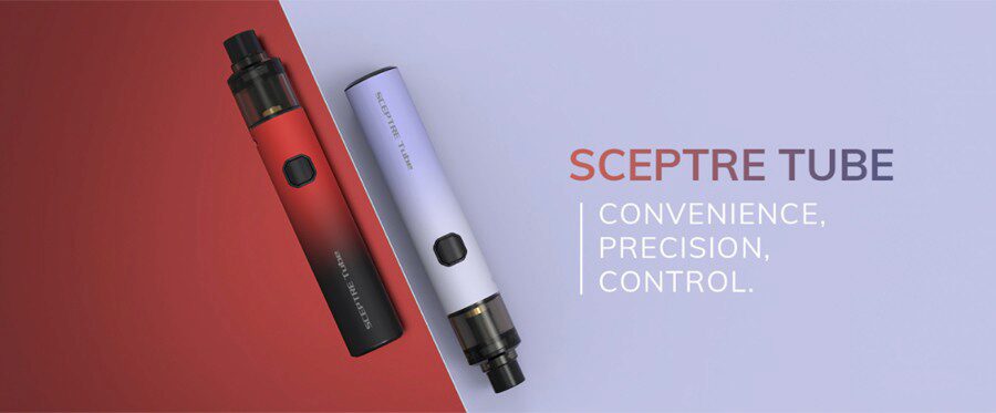 The Innokin Sceptre Tube pen vape kit is a small, simple option for MTL vaping.