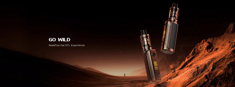 Experience and authentic sub ohm vape in a smaller kit with the Vaporesso Target 80 kit.
