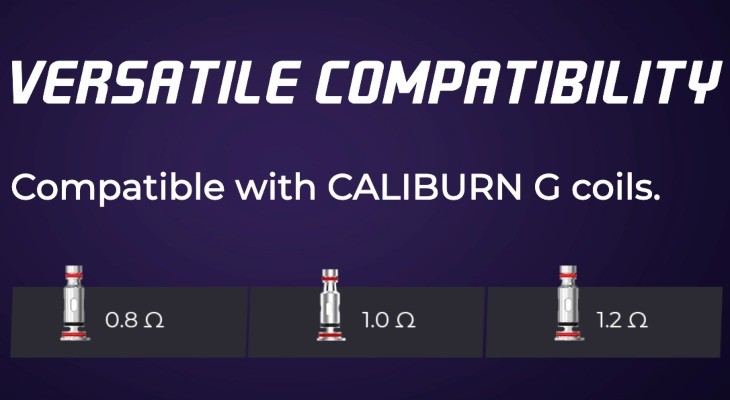 Uwell Caliburn GZ2 Cyber pod and coil compatibility