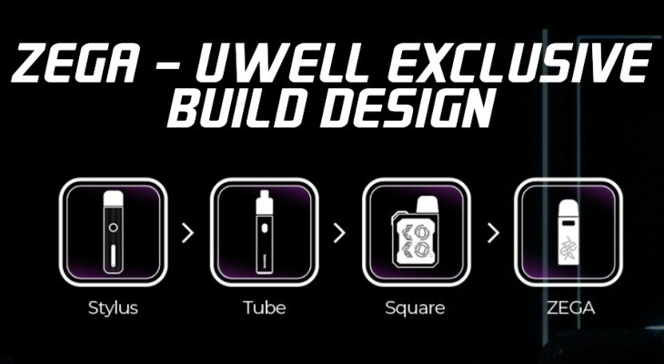 Uwell Caliburn GZ2 Cyber Zega design