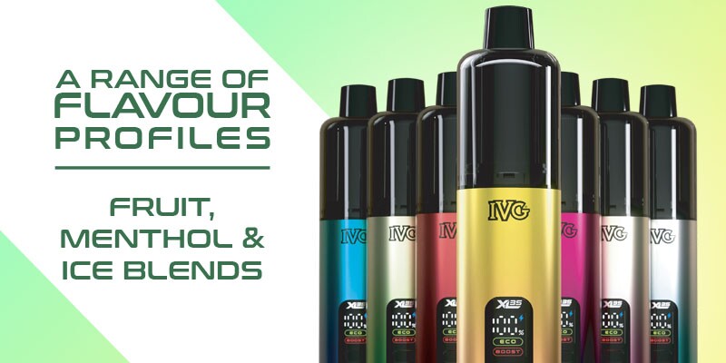 IVG XL35 pods comes prefilled with 20mg nic salt e-liquid