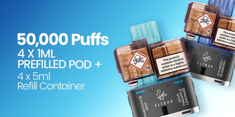 Elf Bar 4in1 Ultra 50 delivers up to 50,000 puffs