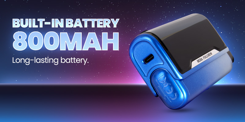 Lost Mary Nera15K Battery Specs, 800mAh, Fast Charging