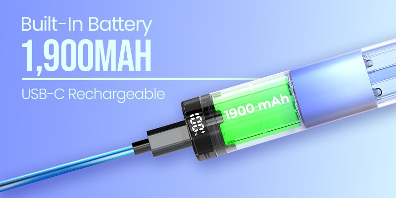 Viscore Pro Plus 1900mAh built-in battery