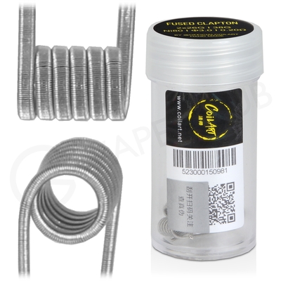 0.2 Ohm Handmade Fused Clapton Coil Art Premade Coils