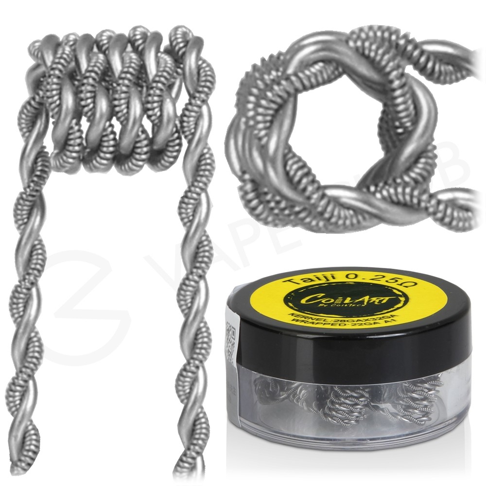 0.25 Ohm Taiji Coil Art Premade Coils