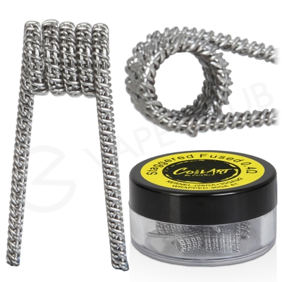 0.4 Ohm Staggered Fused Coil Art Premade Coils