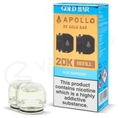 Blue Raspberry Gold Bar Apollo Prefilled Pods