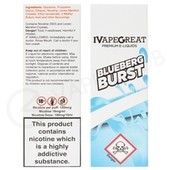 Blueberg Burst E-Liquid by IVG 50/50