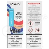 Energy Ice Smok Novo Bar Disposable Vape