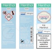 Ice Menthol E-Liquid by Dinner Lady 50/50