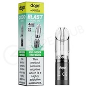 Kiwi Passion Fruit Guava Dojo Blast 2000 Go Refill Pack