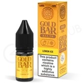 Lemon Ice Nic Salt E-Liquid by Gold Bar Salts