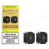 Lemon Lime Gold Bar Apollo Prefilled Pods