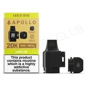 Lemon Lime Gold Bar Apollo Prefilled Pods