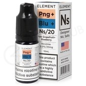 NS20 & NS10 Pink Grapefruit and Blueberry E-Liquid by Element Emulsions
