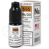 NS20, NS10 & NS5 555 Tobacco E-Liquid by Element