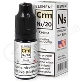 NS20, NS10 & NS5 Crema E-Liquid by Element