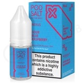 Sour Blue Raspberry Nic Salt E-Liquid by Pod Salt Nexus