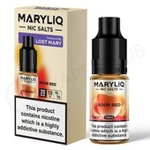 Sour Red Nic Salt E-Liquid by Lost Mary Maryliq
