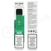 Spearmint Elf Bar Disposable Vape