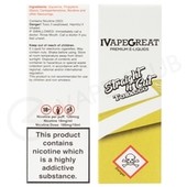 Straight N Cut Tobacco E-Liquid by IVG 50/50