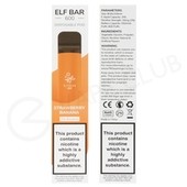 Strawberry Banana Elf Bar Disposable Vape